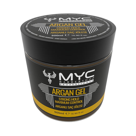 MYC Argan Gel 500ml – Haar-Gel mit Arganöl | Starker Halt & Pflege für Männer