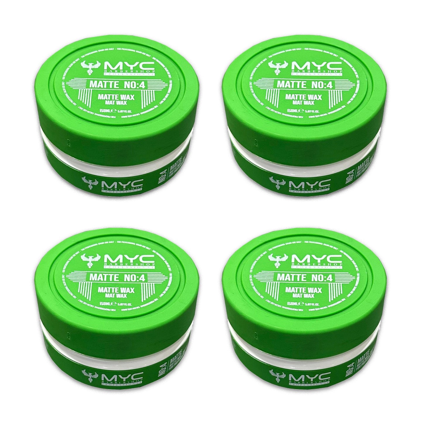 MYC Matte Wax No:4 – 4er Pack – Matt Look & Flexibler Halt