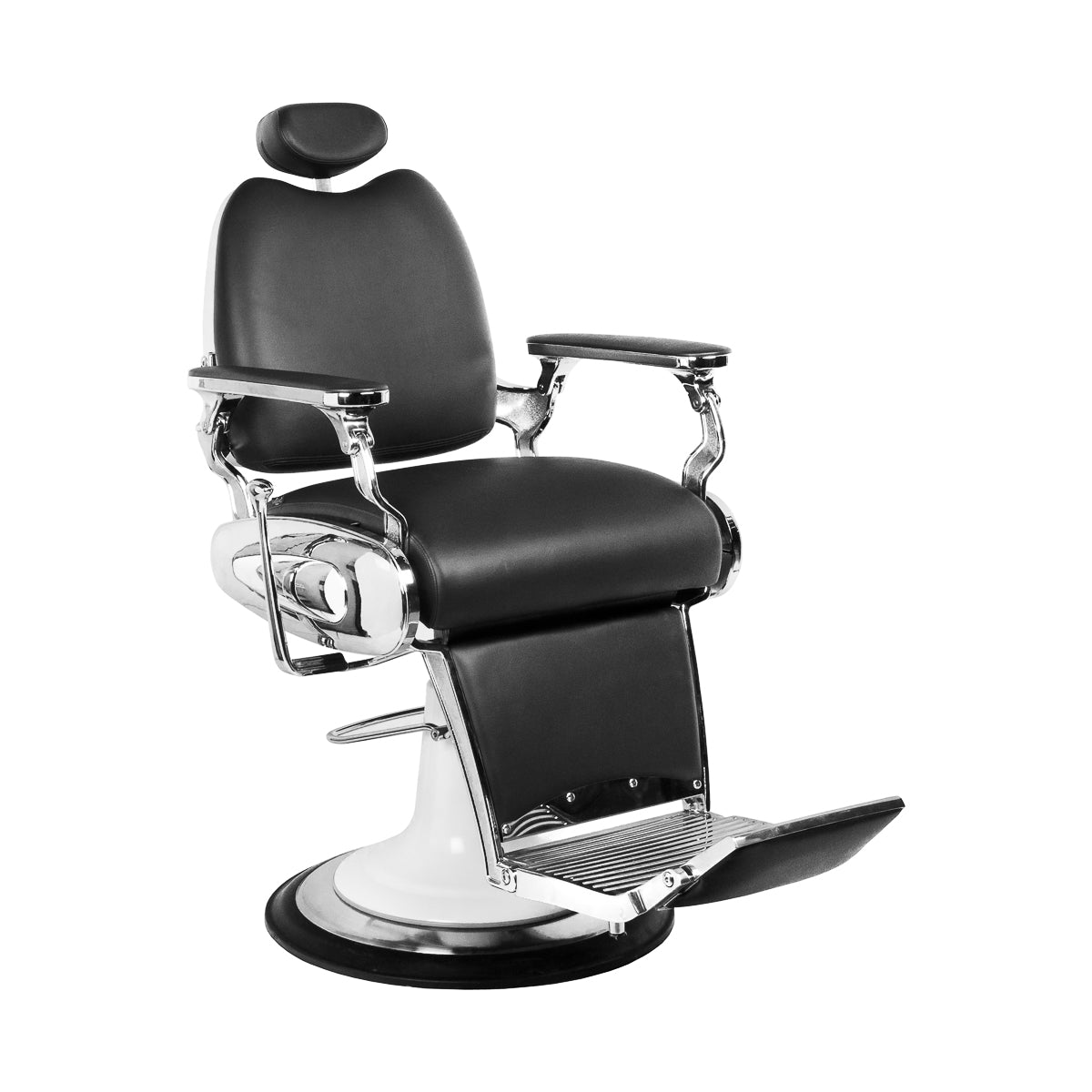 MYC Moto Style Barberstuhl Schwarz