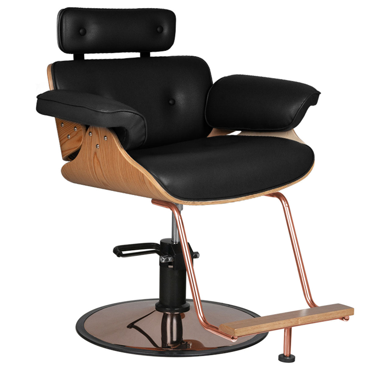 MYC Florenz Friseurstuhl Schwarz