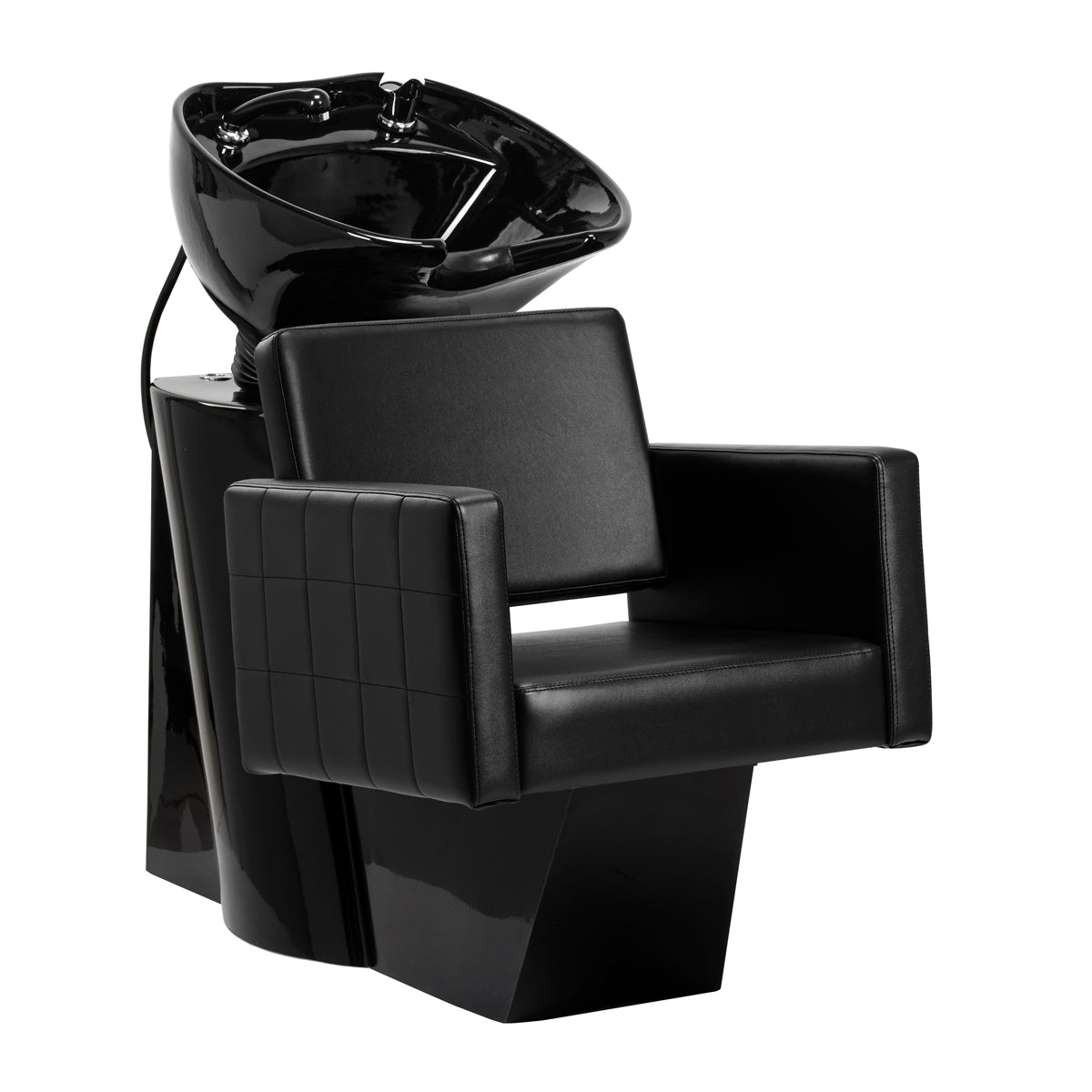 MYC Ankara Friseur Waschplatz Schwarz mit schwarzem Becken