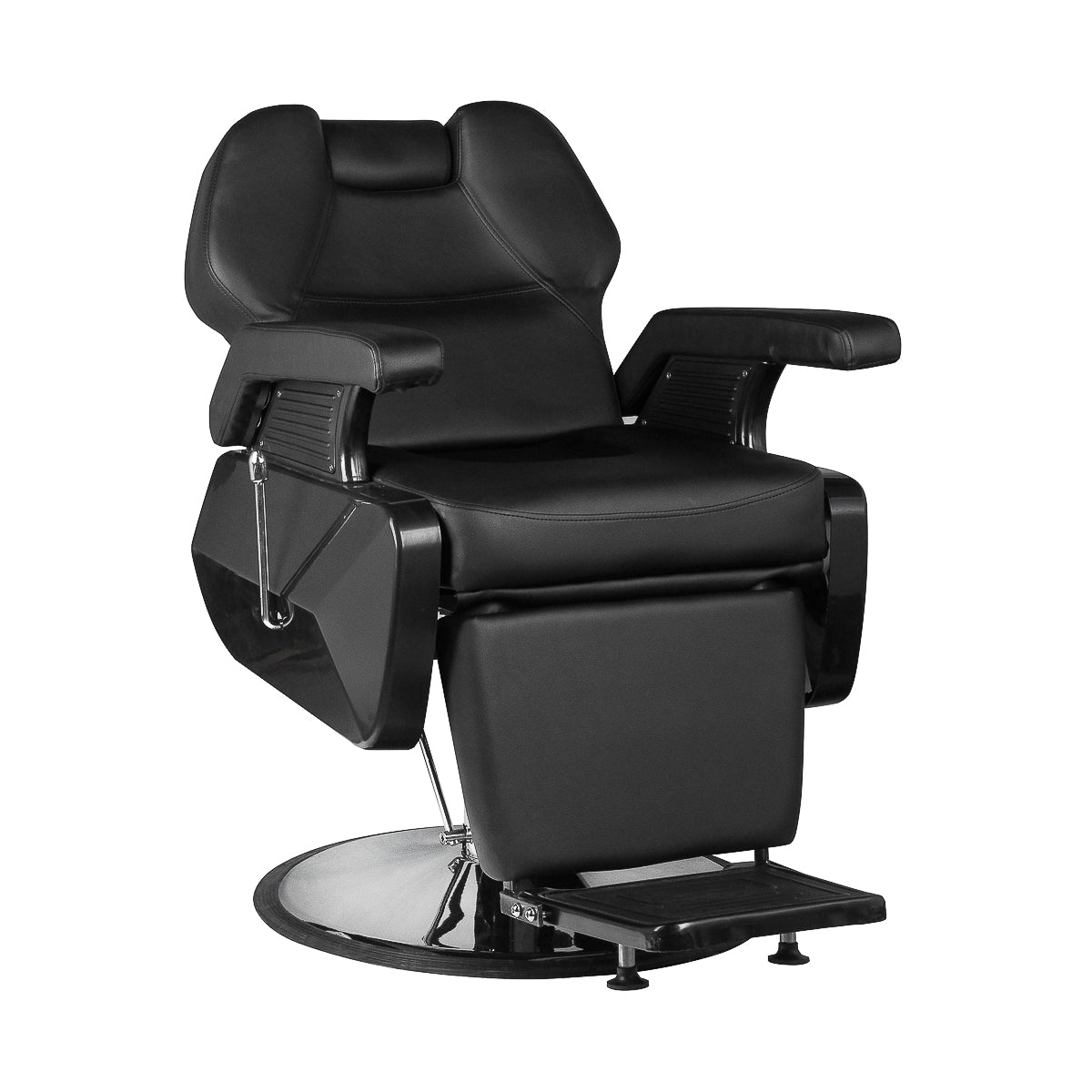 MYC New York Barberstuhl Schwarz Chrom