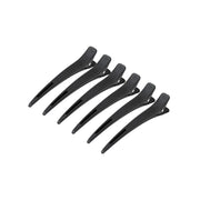 Friseur-Haarschneideklammer carbon e-15 6 St. 11,5cm schwarz