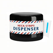 Friseurkragenbox aus Papier - schwarz