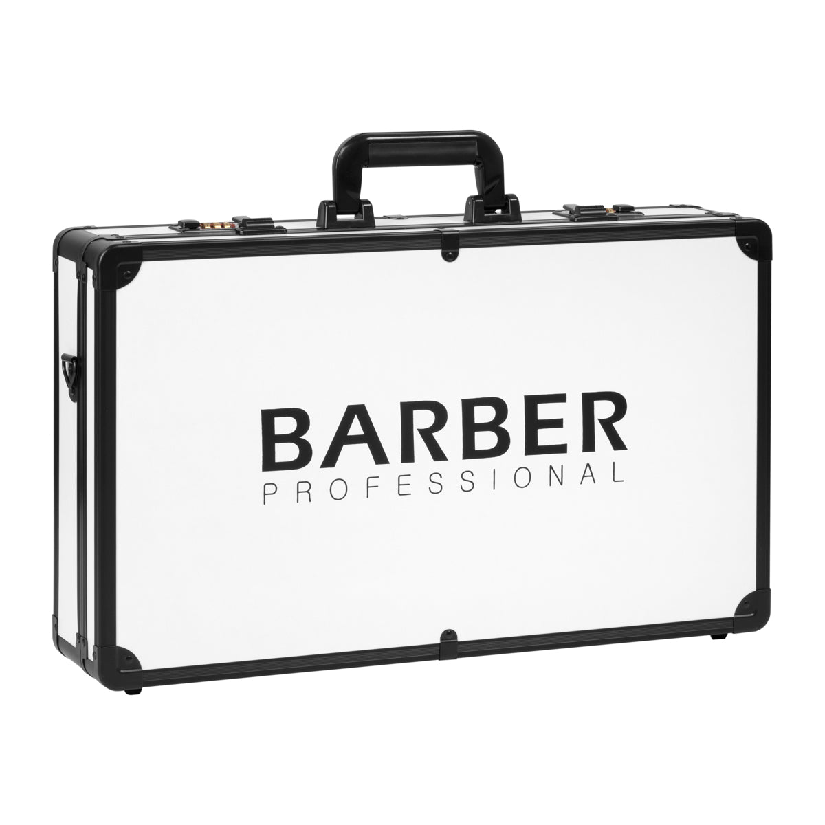 FRISEUR FRISEURKOFFER WEIß UND SCHWARZ