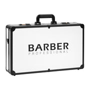 FRISEUR FRISEURKOFFER WEIß UND SCHWARZ