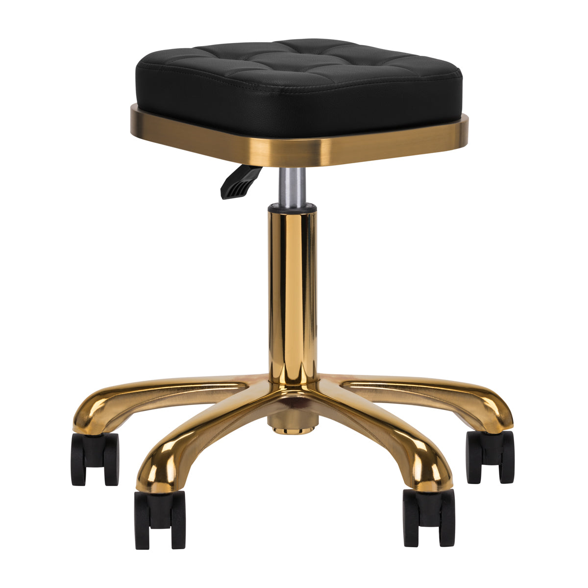 MYC M-1645 Kosmetikhocker Gold Schwarz
