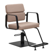 MYC Porto-BM Friseurstuhl Schwarz Beige