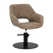 MYC Morena Friseurstuhl Vintage Braun