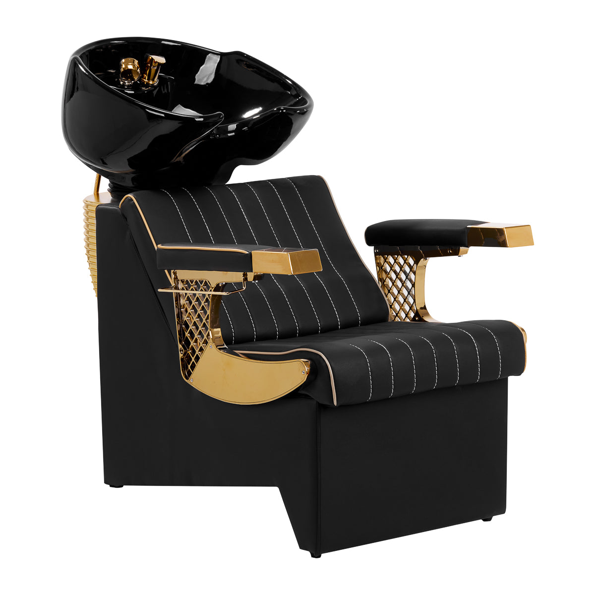 MYC Marcus Friseur Waschplatz Schwarz Gold