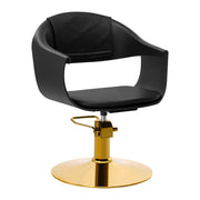 MYC A364 Friseurstuhl Schwarz