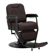 MYC Bruno Barberstuhl Braun schwarzes Gestell