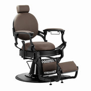 MYC Niccolo Barberstuhl Braun ohne Knöpfe