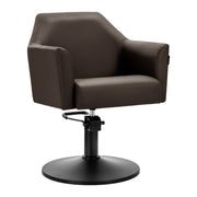 MYC Davos Friseurstuhl Braun