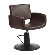 MYC Mataro Friseurstuhl Braun