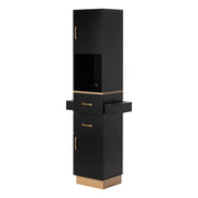 MYC Totem Friseurstation Schwarz Gold