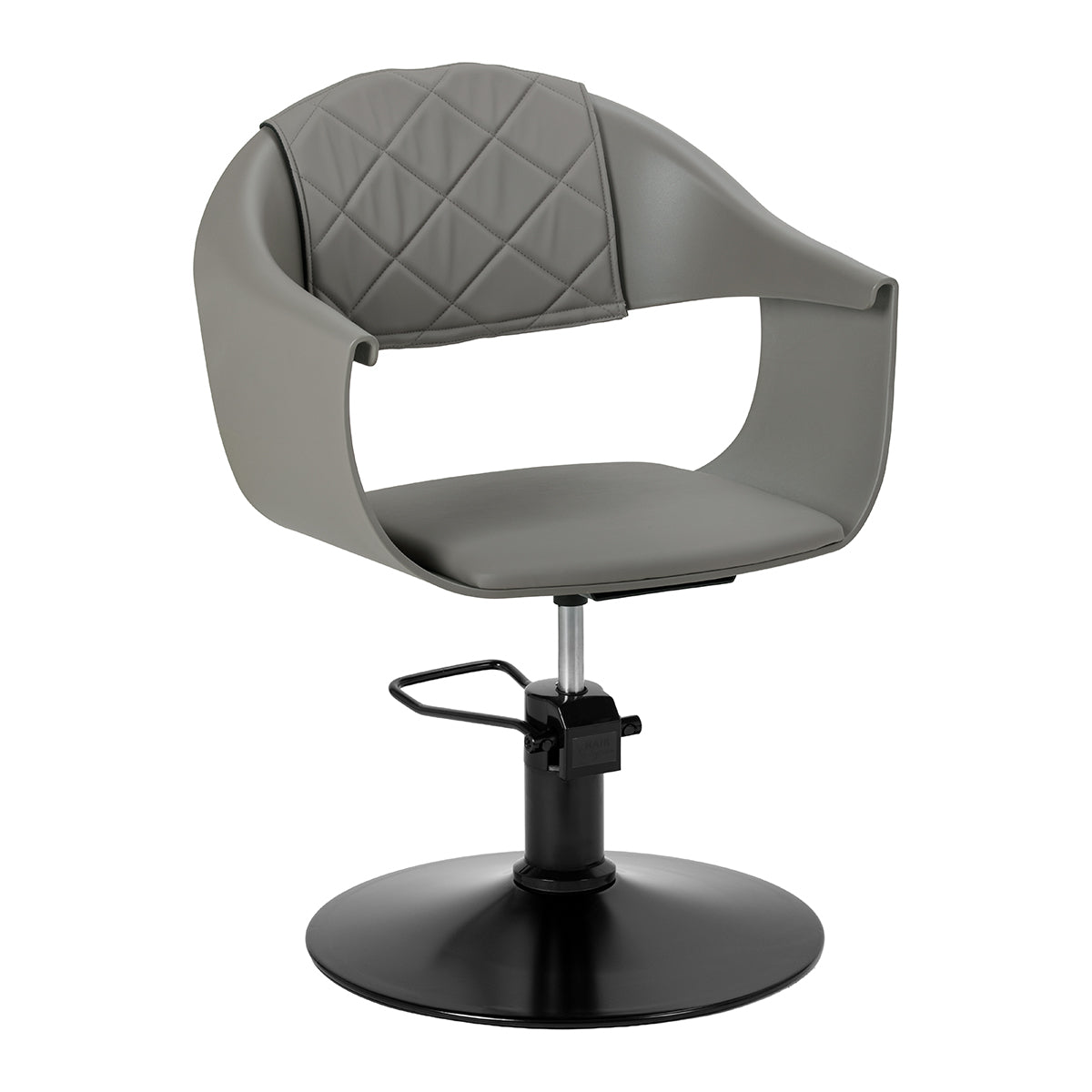 MYC Halo Friseurstuhl Grau-Grau