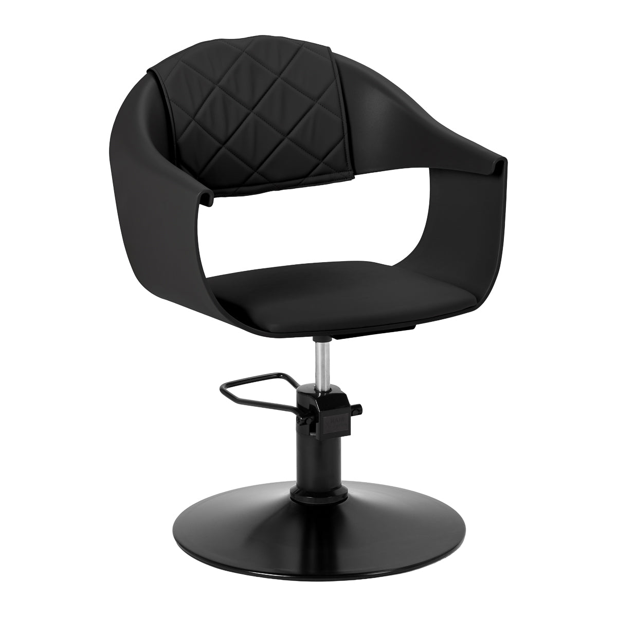MYC Halo Friseurstuhl Schwarz