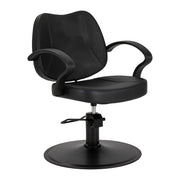 MYC Borneo Friseurstuhl Schwarz