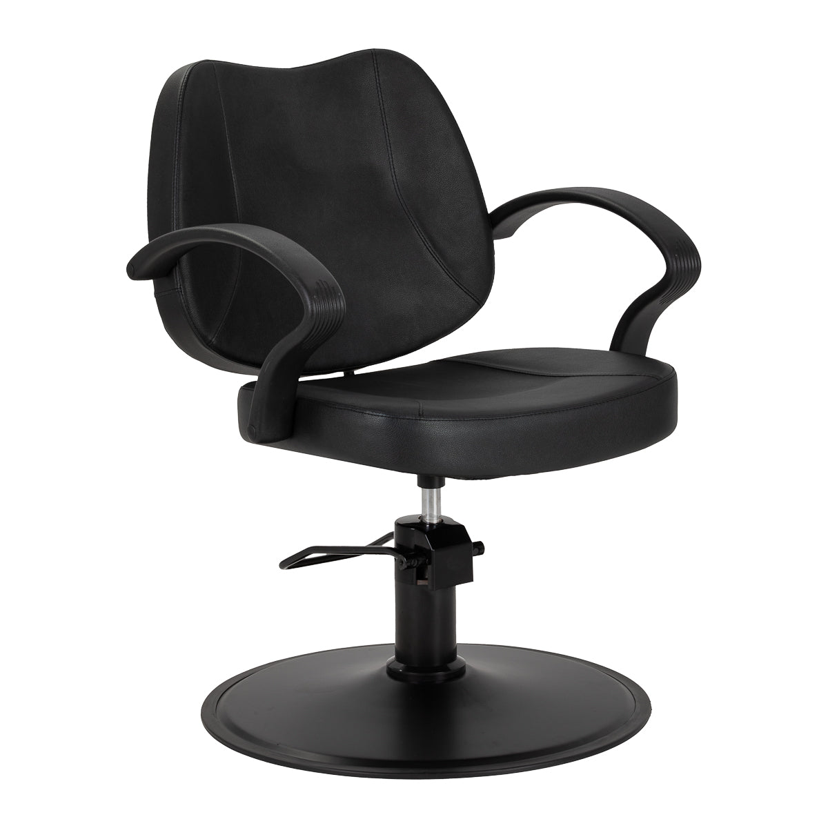 MYC Borneo Friseurstuhl Schwarz