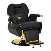 MYC New York Barberstuhl Schwarz Gold