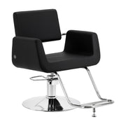 MYC Lyra Friseurstuhl Schwarz