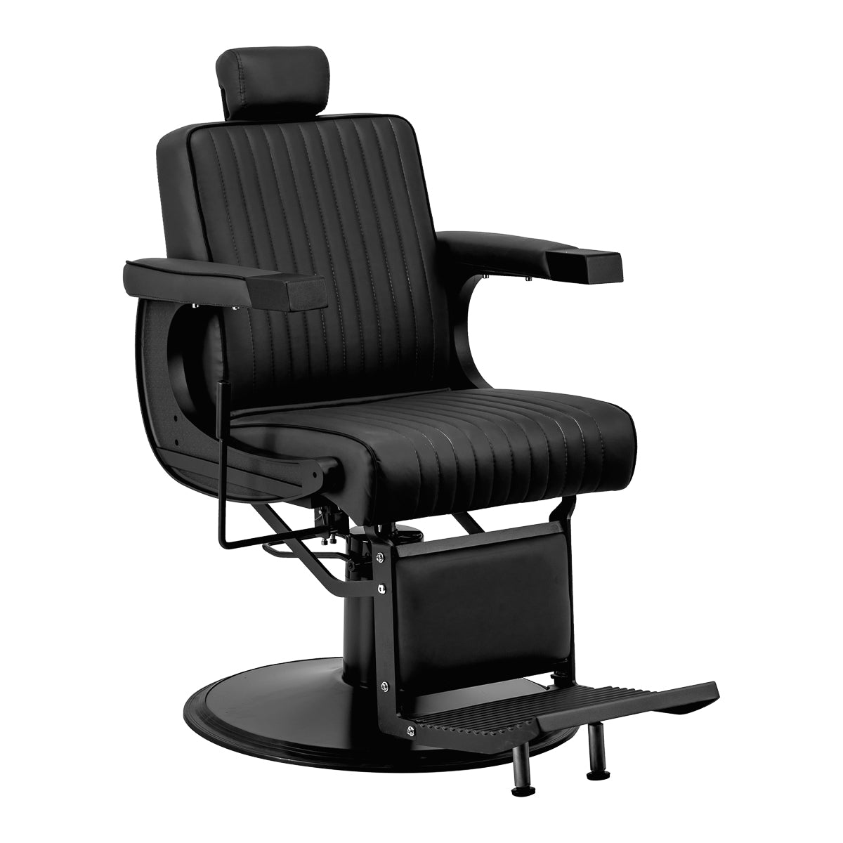 MYC Visionerio Barberstuhl Schwarz schwarzes Gestell