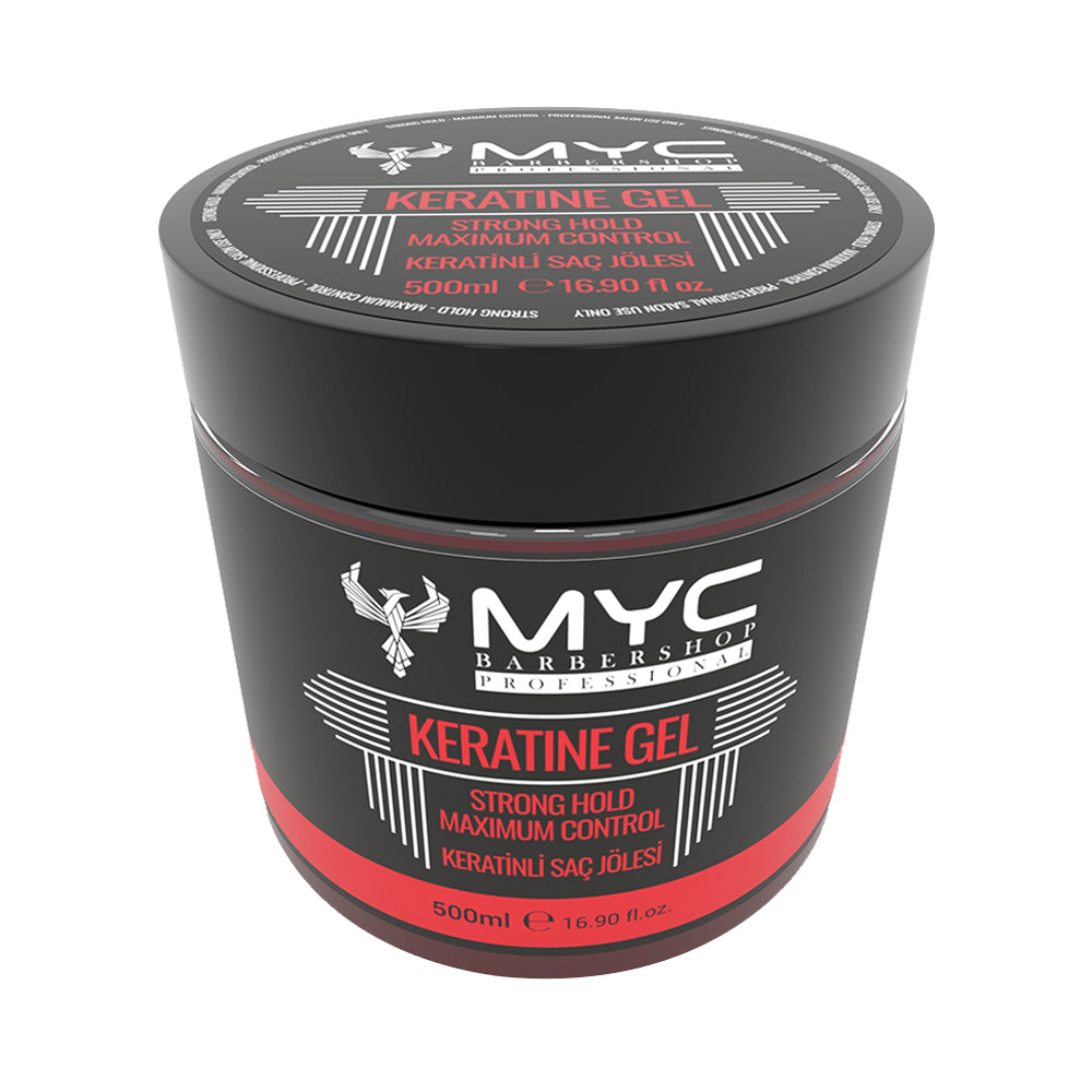 MYC Keratine Gel 500ml – Haarstyling-Gel mit Keratin | Starker Halt & Pflege