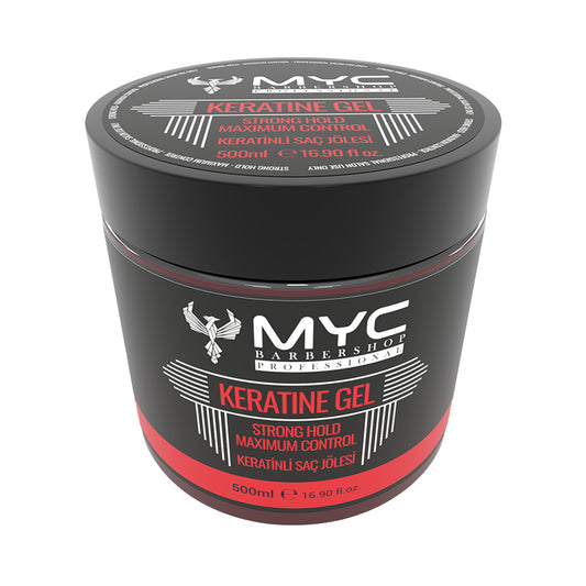 MYC Keratine Gel 500ml – Haarstyling-Gel mit Keratin | Starker Halt & Pflege