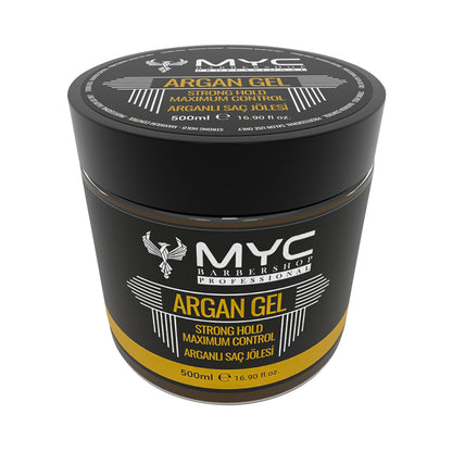 MYC Argan Gel 500ml – Haar-Gel mit Arganöl | Starker Halt & Pflege für Männer