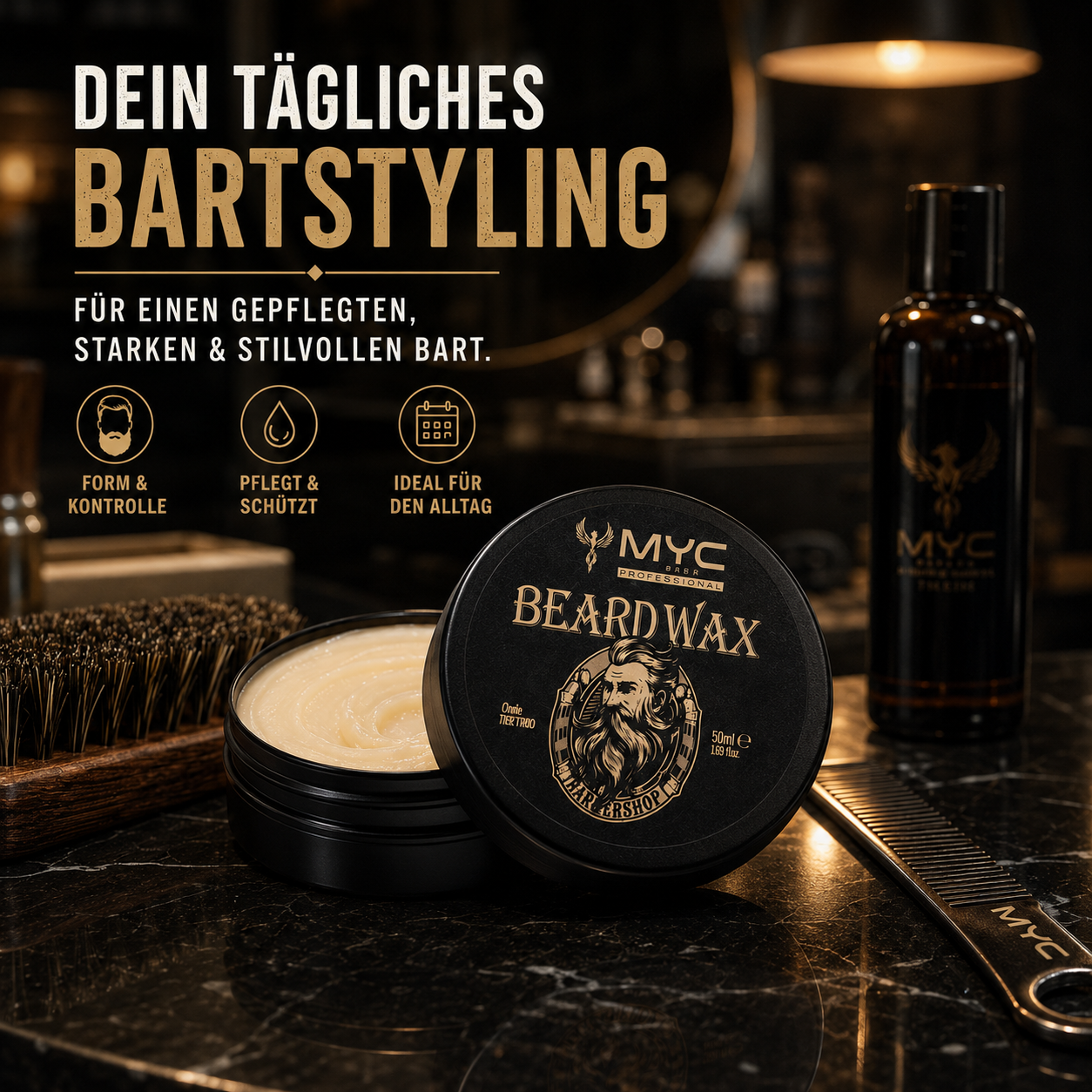 MYC Barbershop Bartwachs Produktdetail