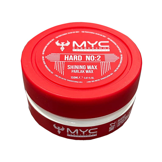 MYC Hard No:2 Glänzendes Haarwachs 150ml – Starker Halt & natürlicher Glanz für Männer