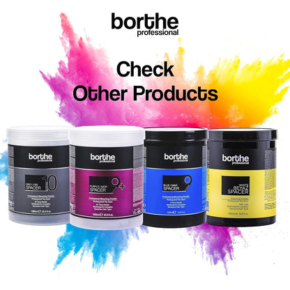 Borthe Professional Spacer 10 – Staubfreies Blondierpulver, 1000 g