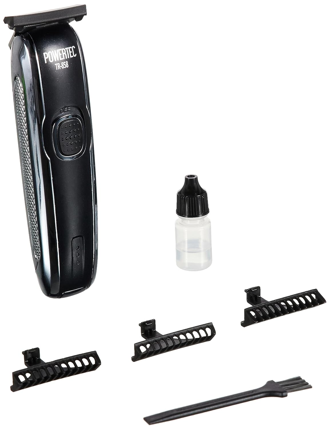 Powertec TR-858 Bart- & Konturtrimmer mit USB-C & T-Klinge