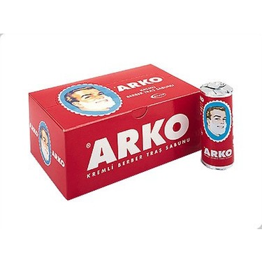 Arko Rasierseife Stick – Vorteilspack 12 x 75 g (900 g) für Barbershops