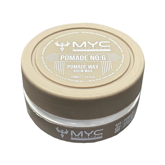 MYC Pomade No:6 Pomade Haarwachs 150ml – Klassischer Glanz & cremiges Styling für Männer