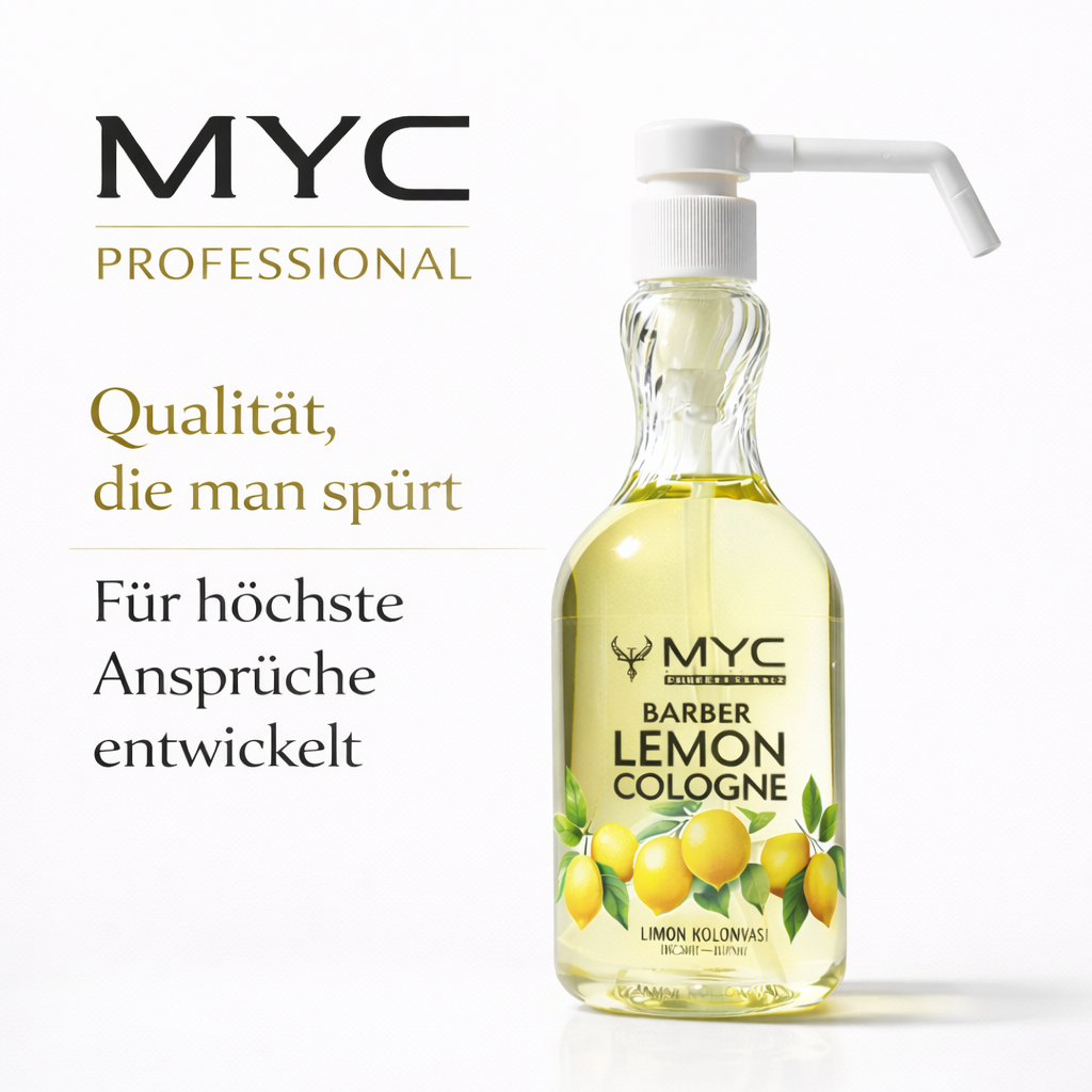 MYC Zitronen-Kolonie für Barbiere – 80° Alkohol – 1000 ml