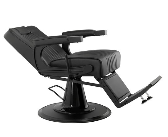 MYC Fade Moderner Barberstuhl Schwarz – Professioneller Friseurstuhl für Barbershop