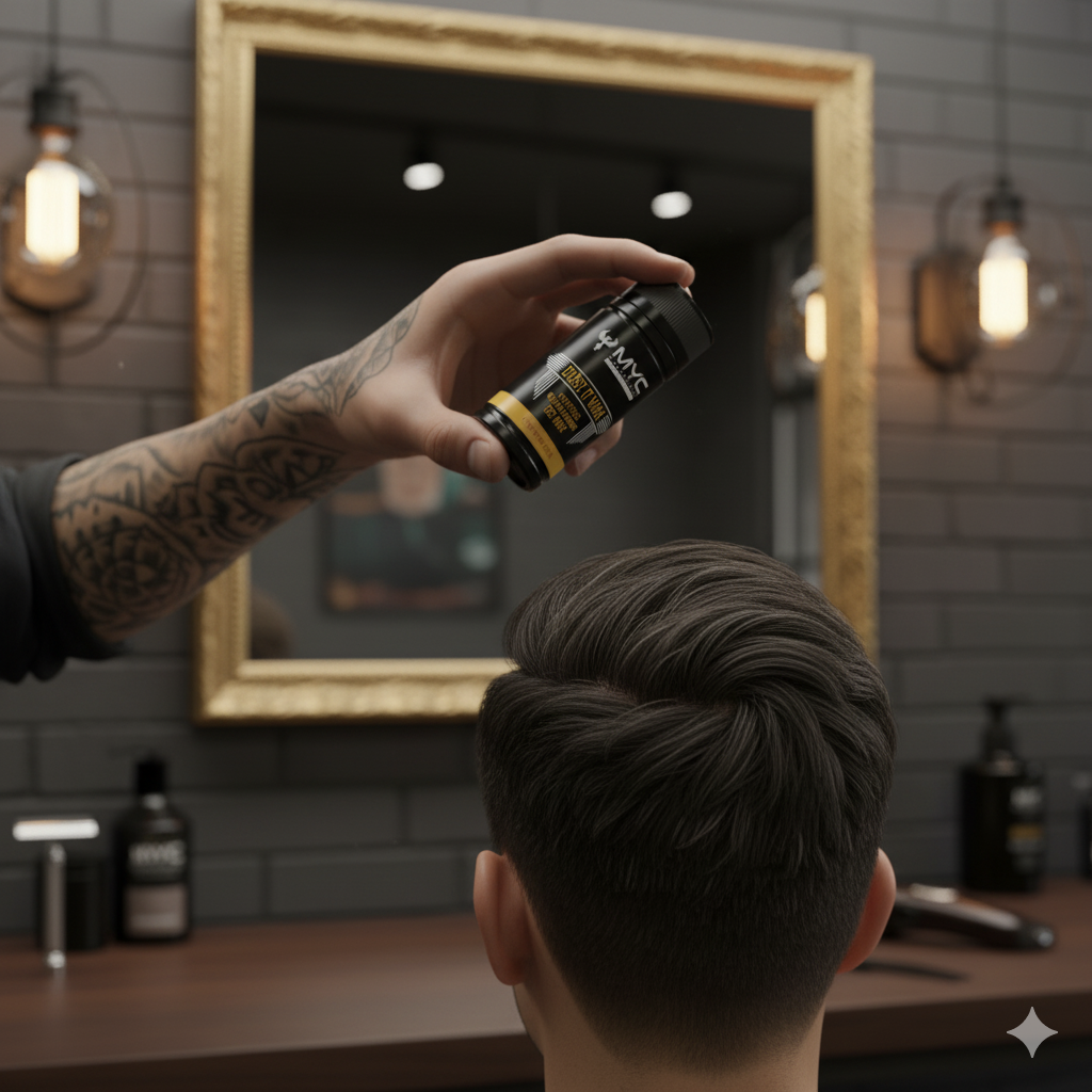 MYC Mattierendes Haarpuder für Männer – Ultra starker Halt & Sofort-Volumen (20g)