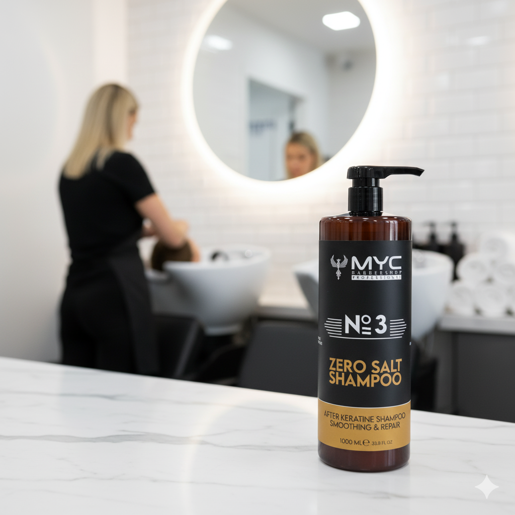 MYC Nr. 3 Zero Salt Shampoo – Salzfreies Shampoo für Keratinbehandlungen (1000 ml)