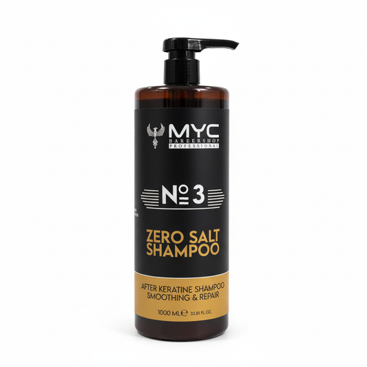 MYC Nr. 3 Zero Salt Shampoo – Salzfreies Shampoo für Keratinbehandlungen (1000 ml)