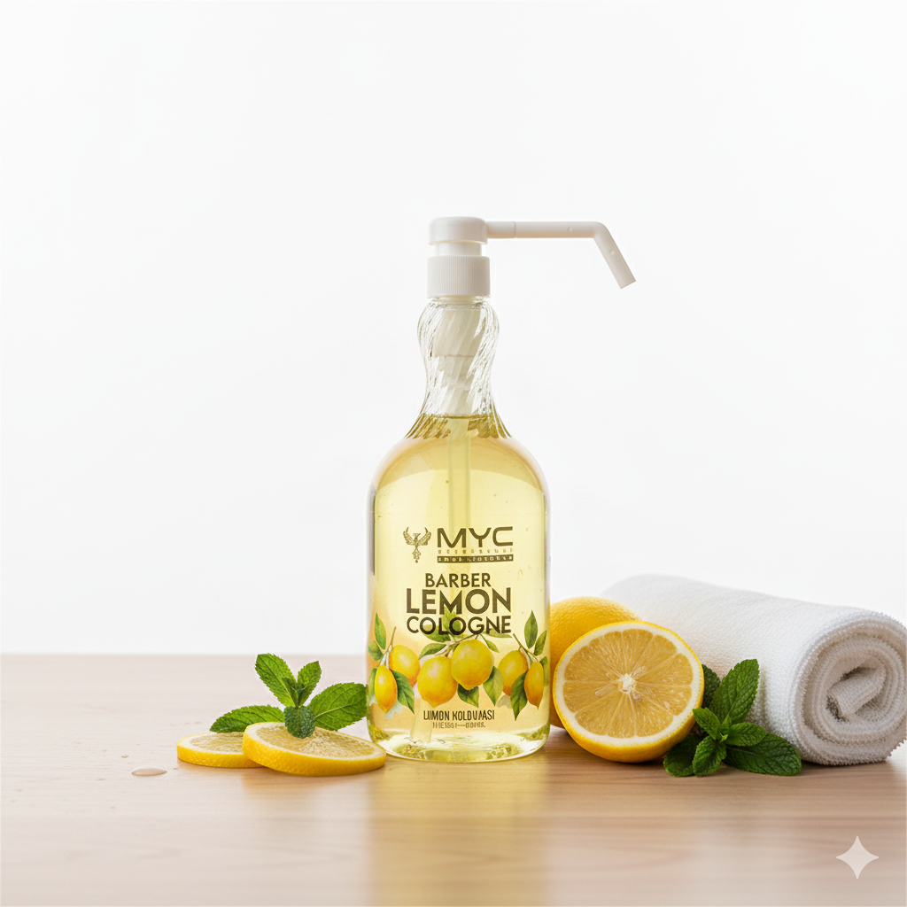 MYC Zitronen-Kolonie für Barbiere – 80° Alkohol – 1000 ml