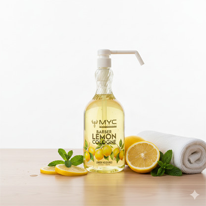 MYC Zitronen-Kolonie für Barbiere – 80° Alkohol – 1000 ml