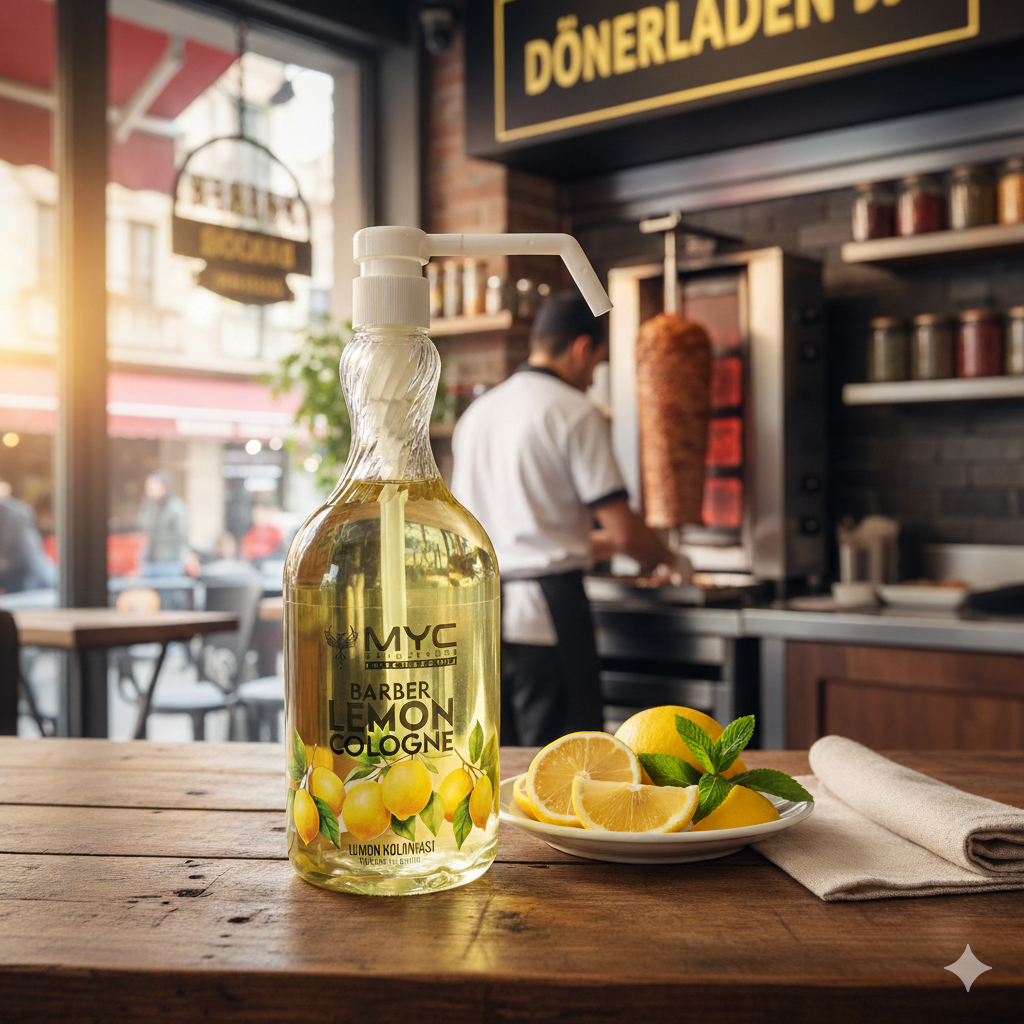 MYC Zitronen-Kolonie für Barbiere – 80° Alkohol – 1000 ml