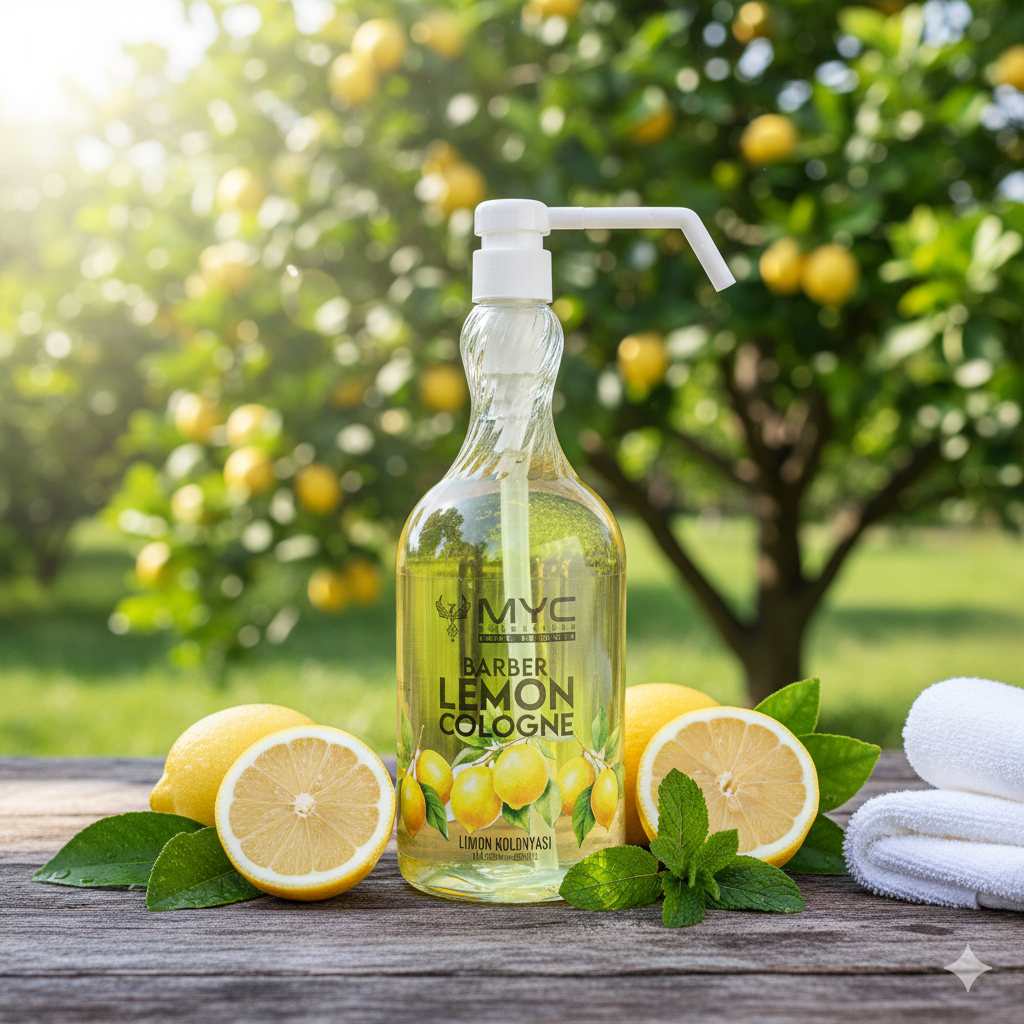MYC Zitronen-Kolonie für Barbiere – 80° Alkohol – 1000 ml