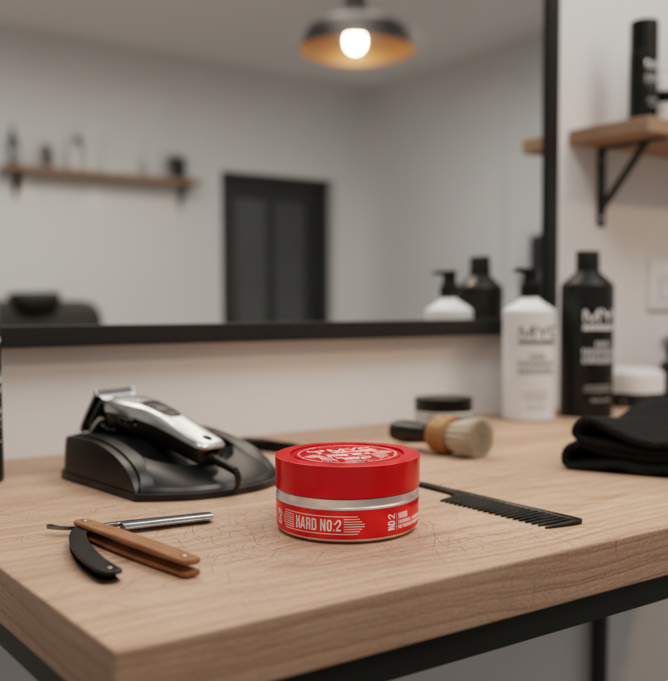 MYC Hard No:2 Glänzendes Haarwachs 150ml – Starker Halt & natürlicher Glanz für Männer