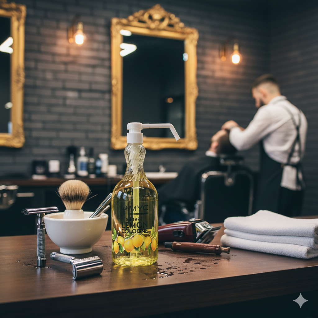 MYC Zitronen-Kolonie für Barbiere – 80° Alkohol – 1000 ml