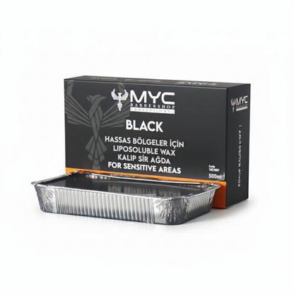 MYC Black Enthaarungswachs – 500 ml – Für empfindliche Hautzonen