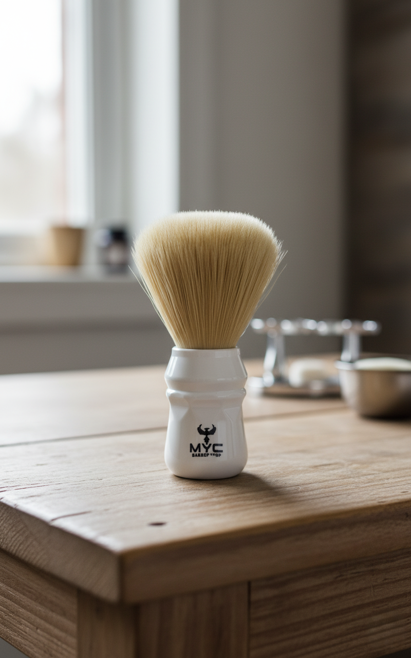 MYC Barber Rasierpinsel – Professioneller Barber Pinsel