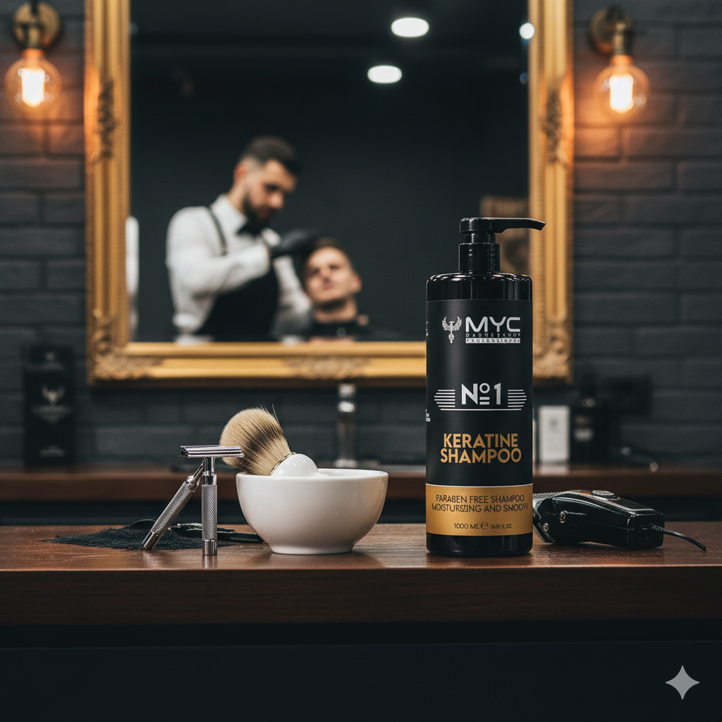 MYC Nr. 1 Keratin Shampoo – Parabenfrei, Glättend & Feuchtigkeitsspendend (1000 ml)